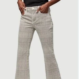 Frame Le Crop mini boot plaid